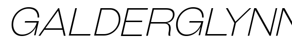 Galderglynn Esquire font preview